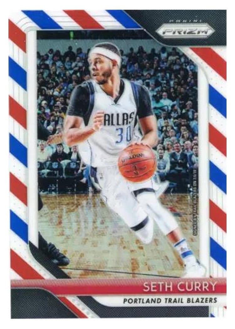 2018-19 Panini Prizm Base Set Seth Curry #131 card