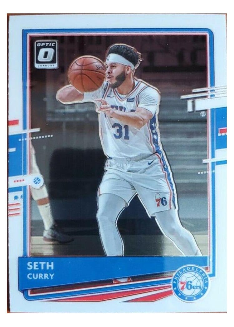 2020-21 Donruss Optic Base Set Seth Curry #113 card