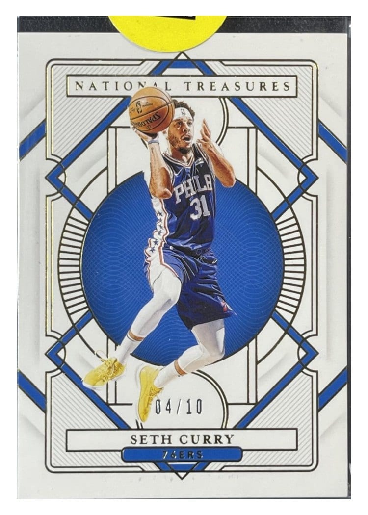 2020-21 Panini National Treasures Base Set Seth Curry #41 card