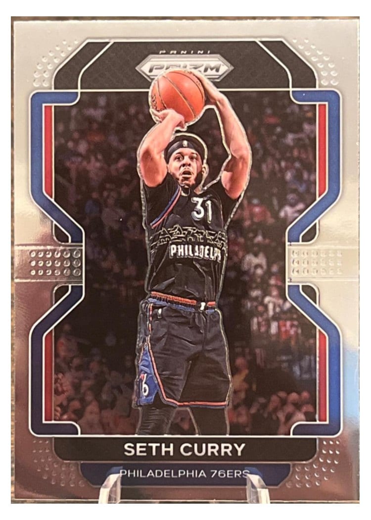 2021-22 Panini Prizm Base Set Seth Curry #198 card