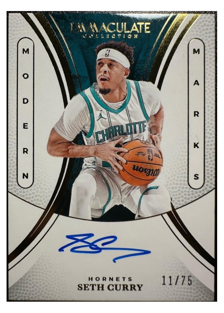 2024-25 Panini Immaculate Collection Modern Marks Set Seth Curry #20 card