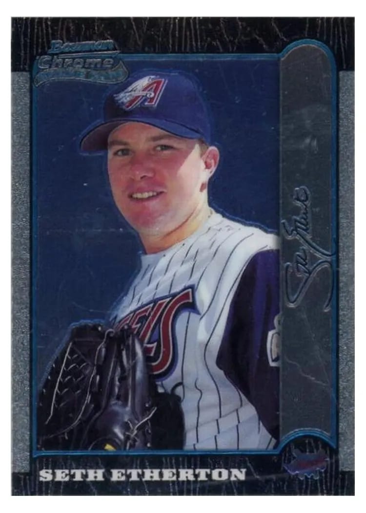1999 Bowman Chrome Seth Etherton #81 card