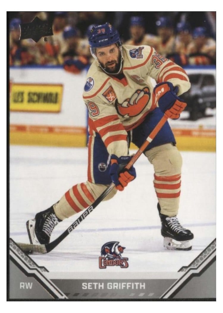2025-26 Upper Deck AHL Base Set Seth Griffith #40 card