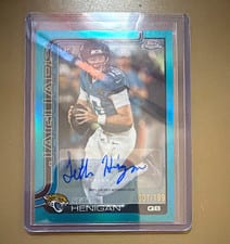 2025 Topps Chrome Rookies Autographs Seth Henigan #RA-SH card