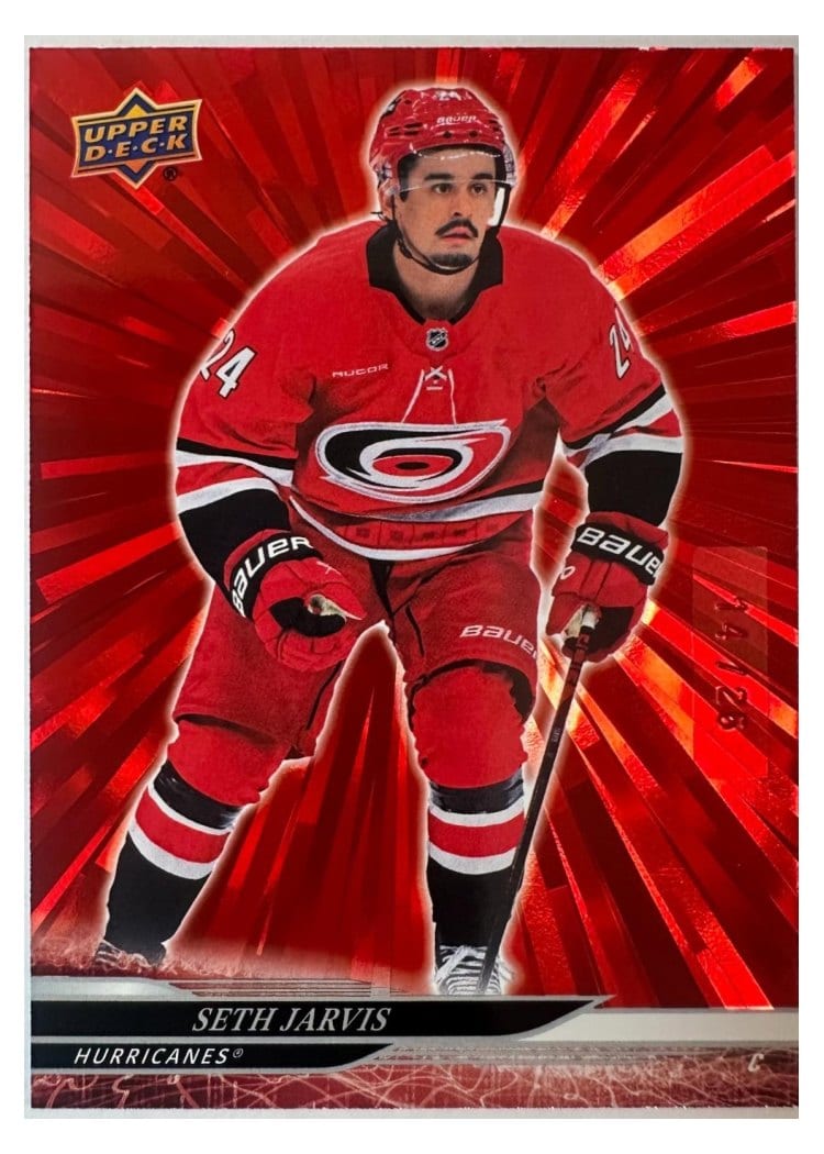 2024-25 Upper Deck Base Set Seth Jarvis #521 card