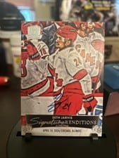 2024-25 Upper Deck The Cup Signature Renditions Seth Jarvis #SR-SJ card