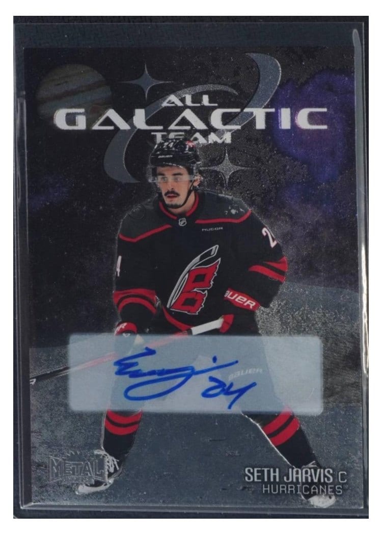 2025-26 SkyBox Metal Universe All-Galactic Team Auto Seth Jarvis #GT-2 card
