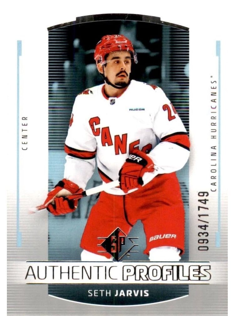 2025-26 SP Authentic Profiles Seth Jarvis #AP-3 card
