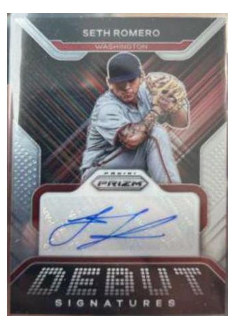 2022 Panini Prizm Debut Signatures Seth Romero #DS-SR card
