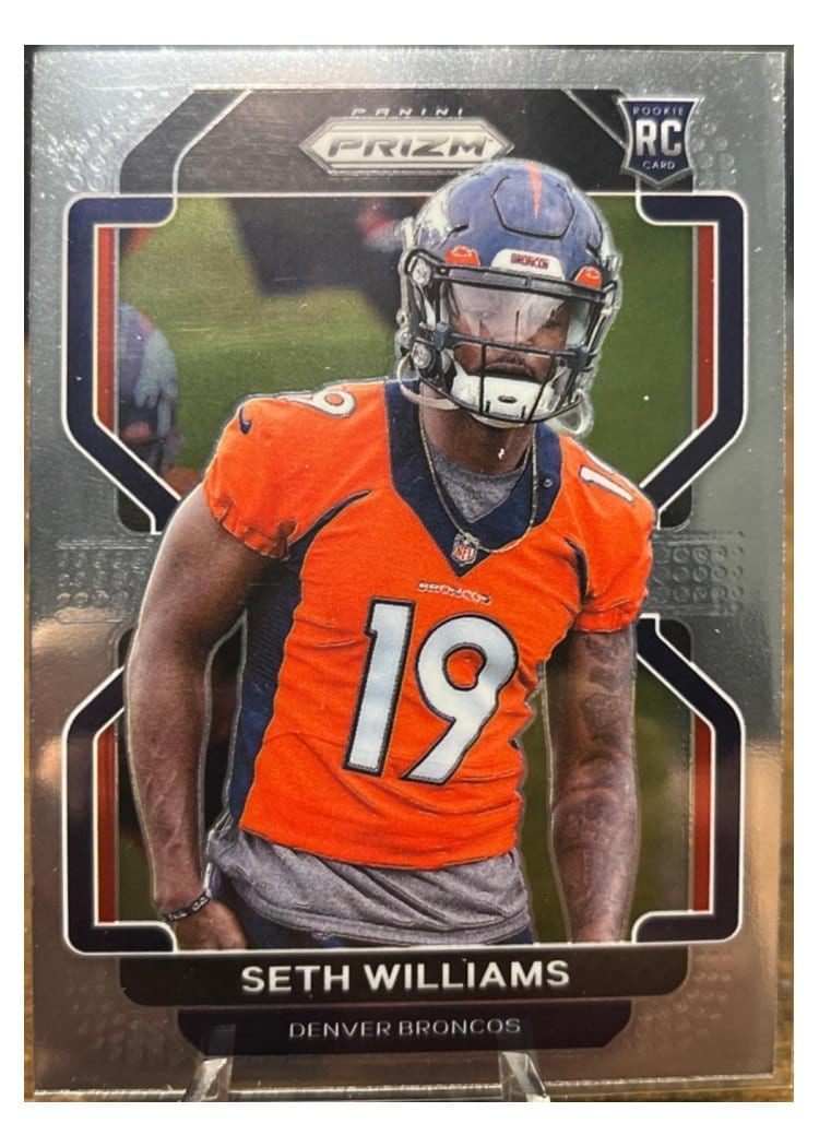 2021 Panini Prizm Base Set Seth Williams Purple Prizm #412 card