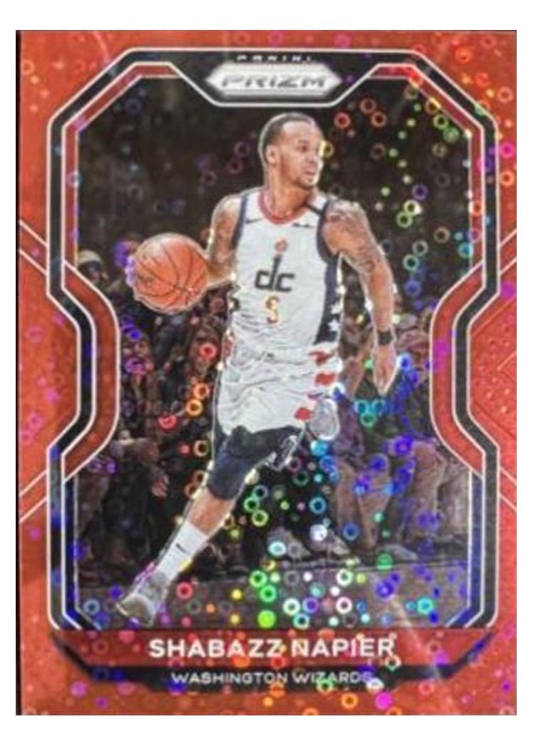 2020-21 Panini Prizm Base Set Shabazz Napier Fast Break Red Prizm #193 card