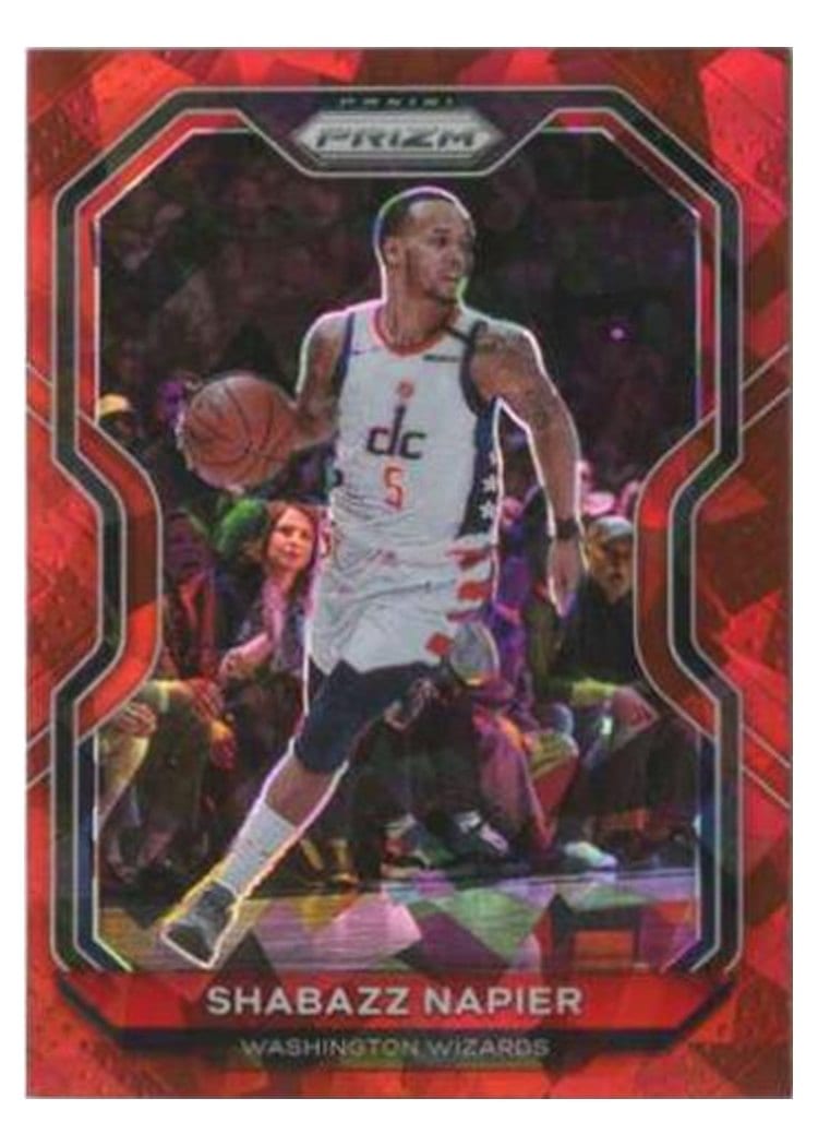 2020-21 Panini Prizm Base Set Shabazz Napier Red Ice Prizm #193 card