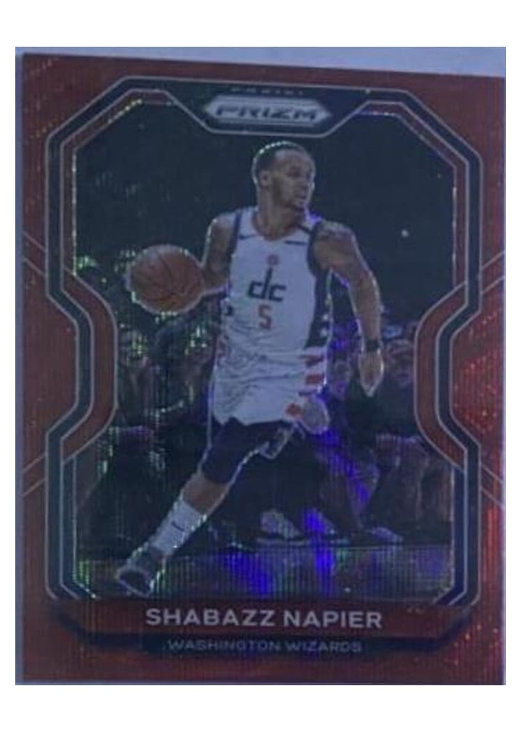 2020-21 Panini Prizm Base Set Shabazz Napier Ruby Wave Prizm #193 card