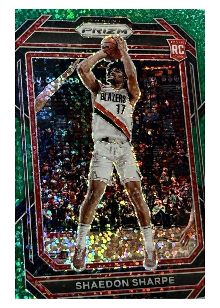 2022-23 Panini Prizm Base Set Shaedon Sharpe #250 card