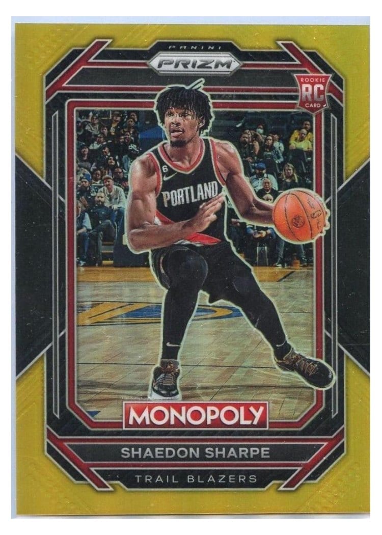 2022-23 Panini Prizm Base Set Shaedon Sharpe #250 card