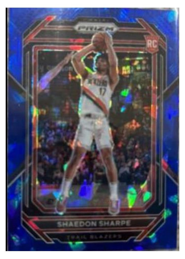 2022-23 Panini Prizm Base Set Shaedon Sharpe #250 card