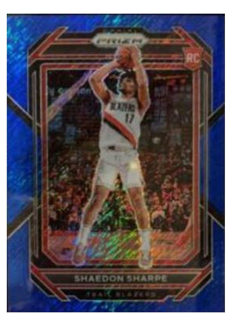2022-23 Panini Prizm Base Set Shaedon Sharpe #250 card