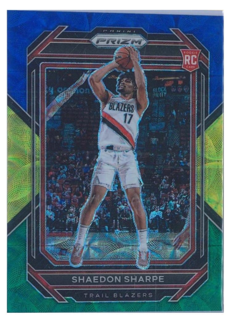 2022-23 Panini Prizm Base Set Shaedon Sharpe #250 card