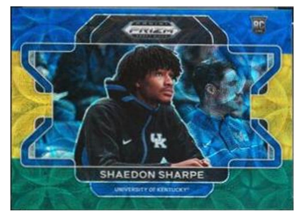 2022-23 Panini Prizm Base Set Shaedon Sharpe #250 card