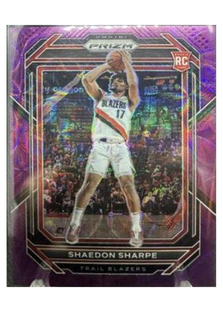 2022-23 Panini Prizm Base Set Shaedon Sharpe #250 card