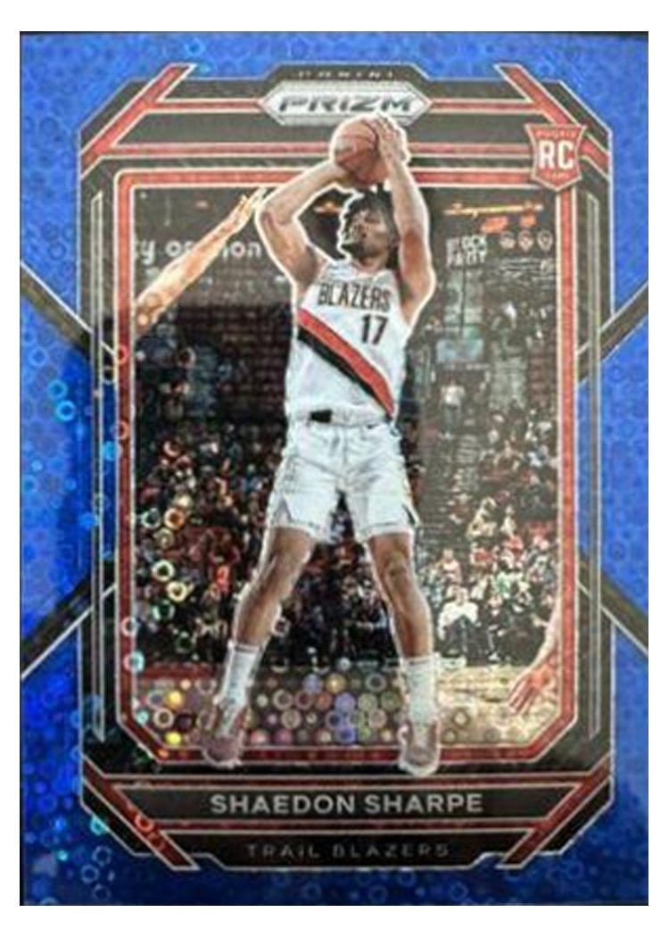 2022-23 Panini Prizm Base Set Shaedon Sharpe #250 card