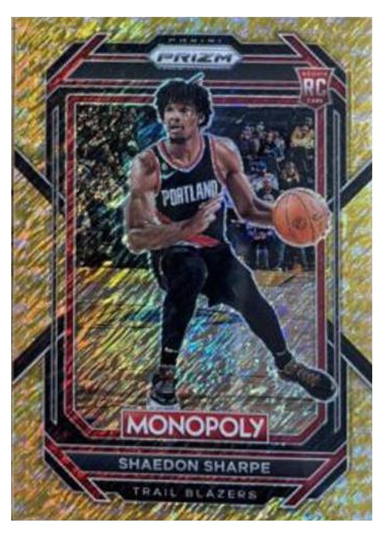 2022-23 Panini Prizm Base Set Shaedon Sharpe #250 card