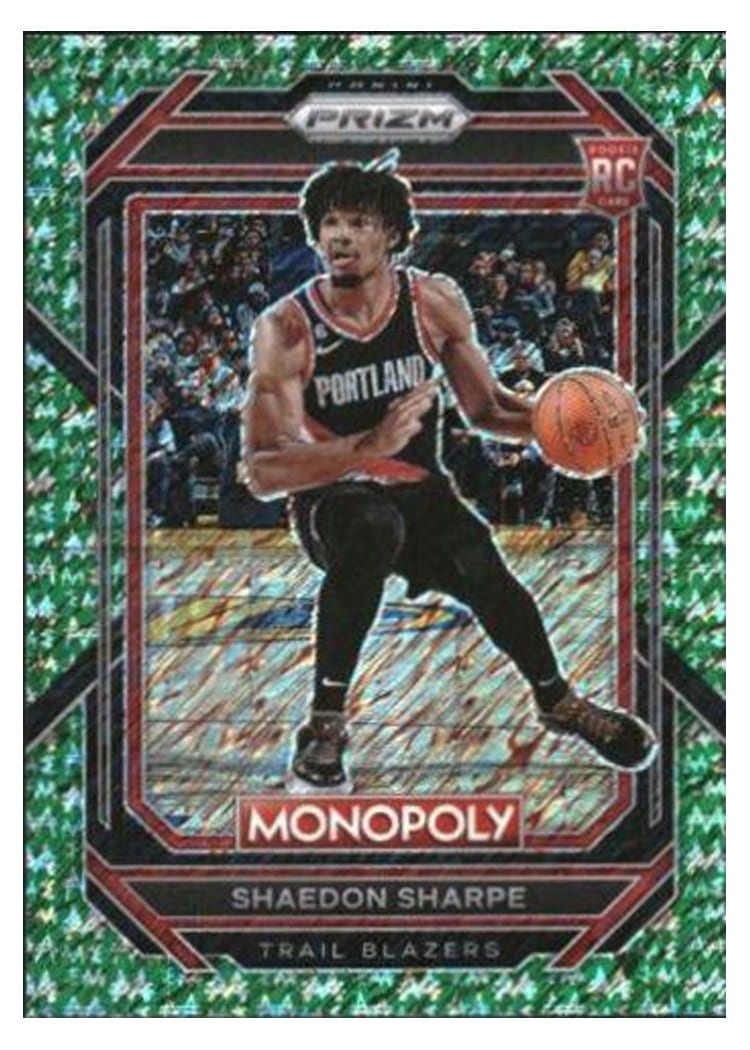 2022-23 Panini Prizm Base Set Shaedon Sharpe #250 card