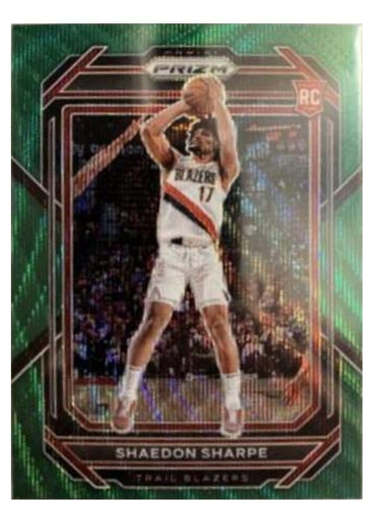 2022-23 Panini Prizm Base Set Shaedon Sharpe #250 card