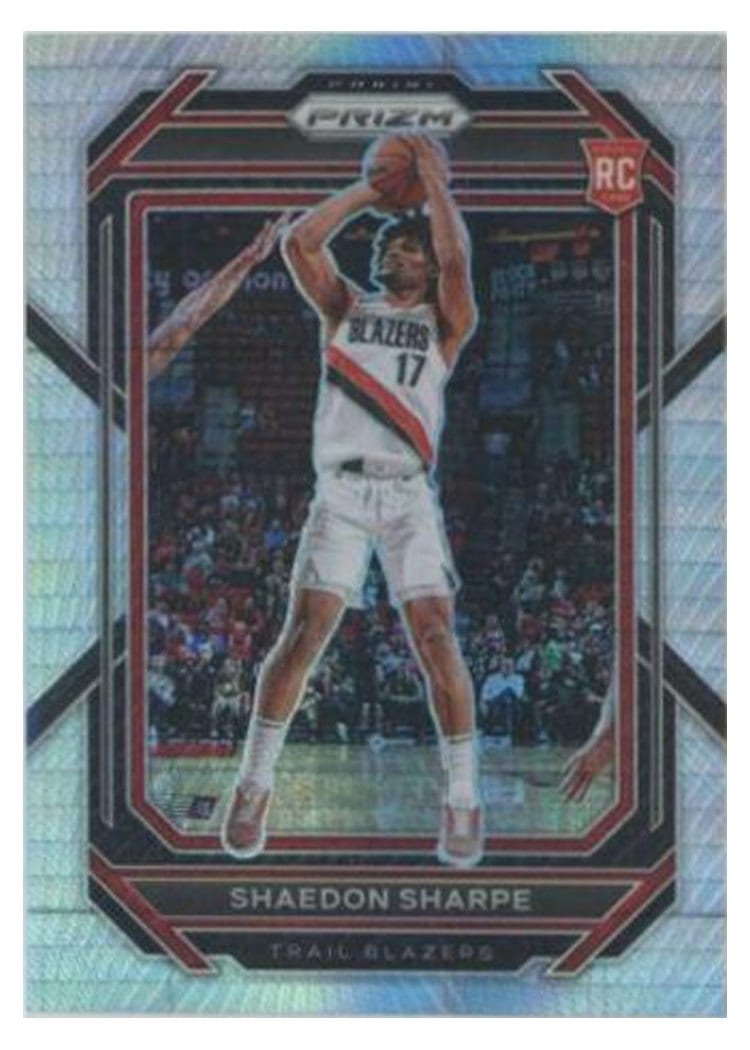 2022-23 Panini Prizm Base Set Shaedon Sharpe #250 card