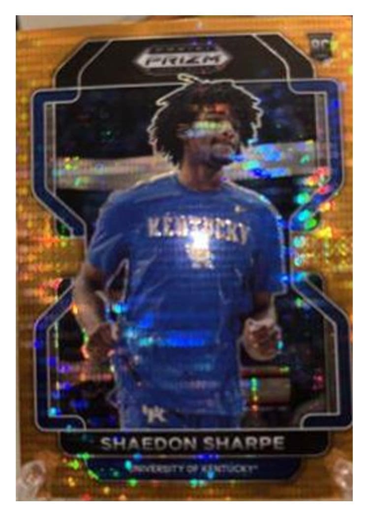 2022-23 Panini Prizm Base Set Shaedon Sharpe #250 card