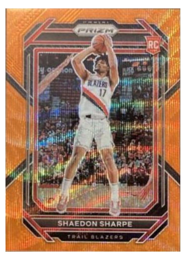 2022-23 Panini Prizm Base Set Shaedon Sharpe #250 card