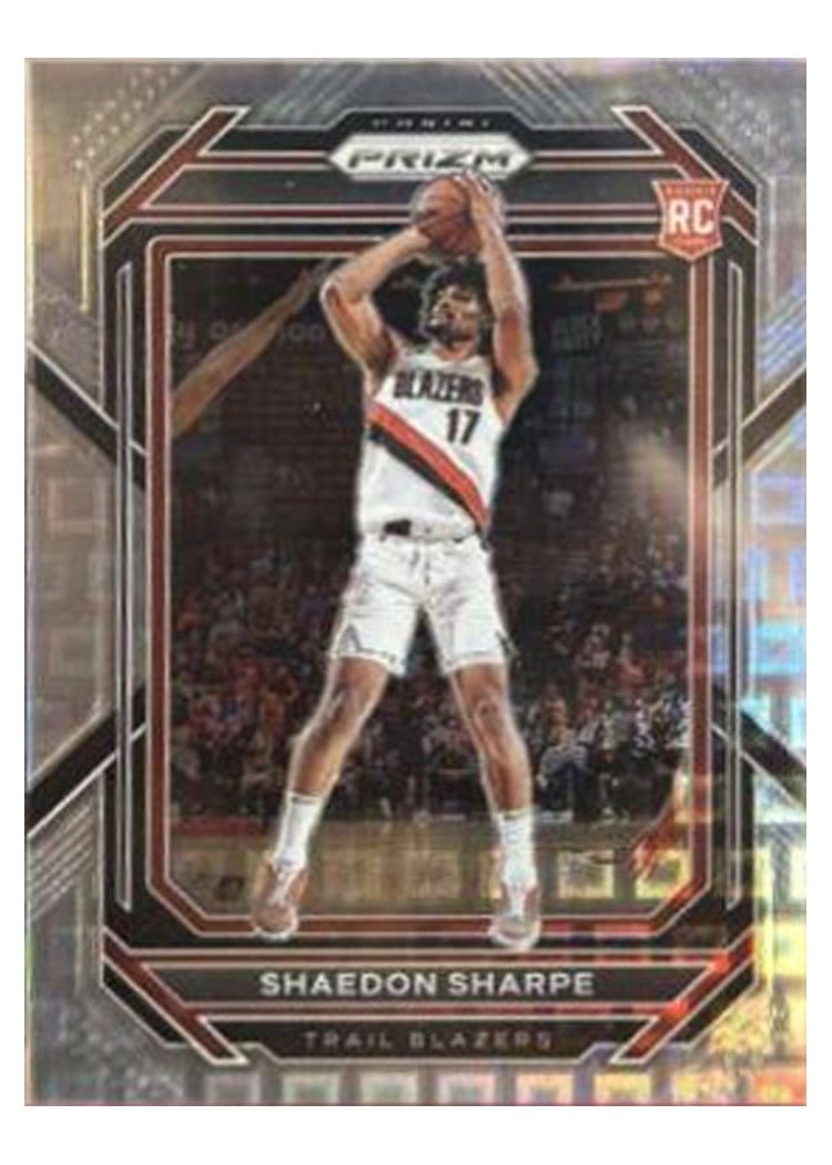 2022-23 Panini Prizm Base Set Shaedon Sharpe #250 card