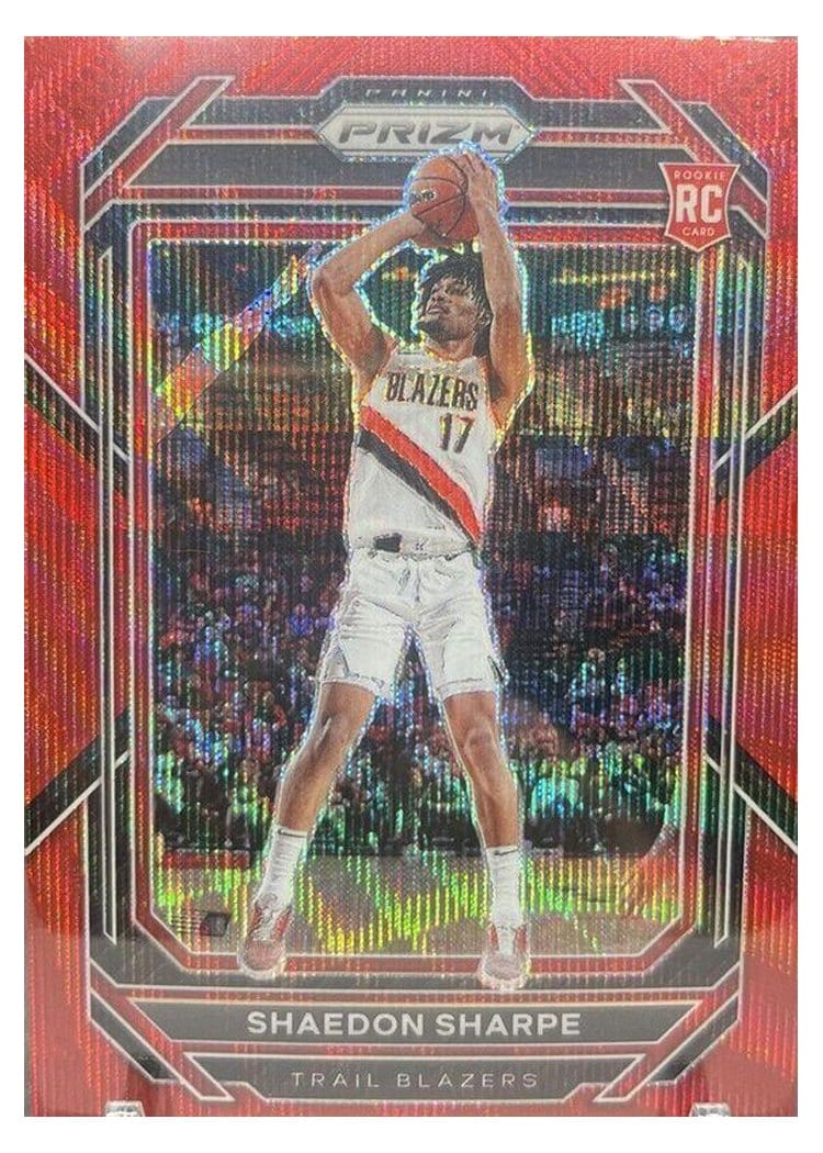 2022-23 Panini Prizm Base Set Shaedon Sharpe #250 card