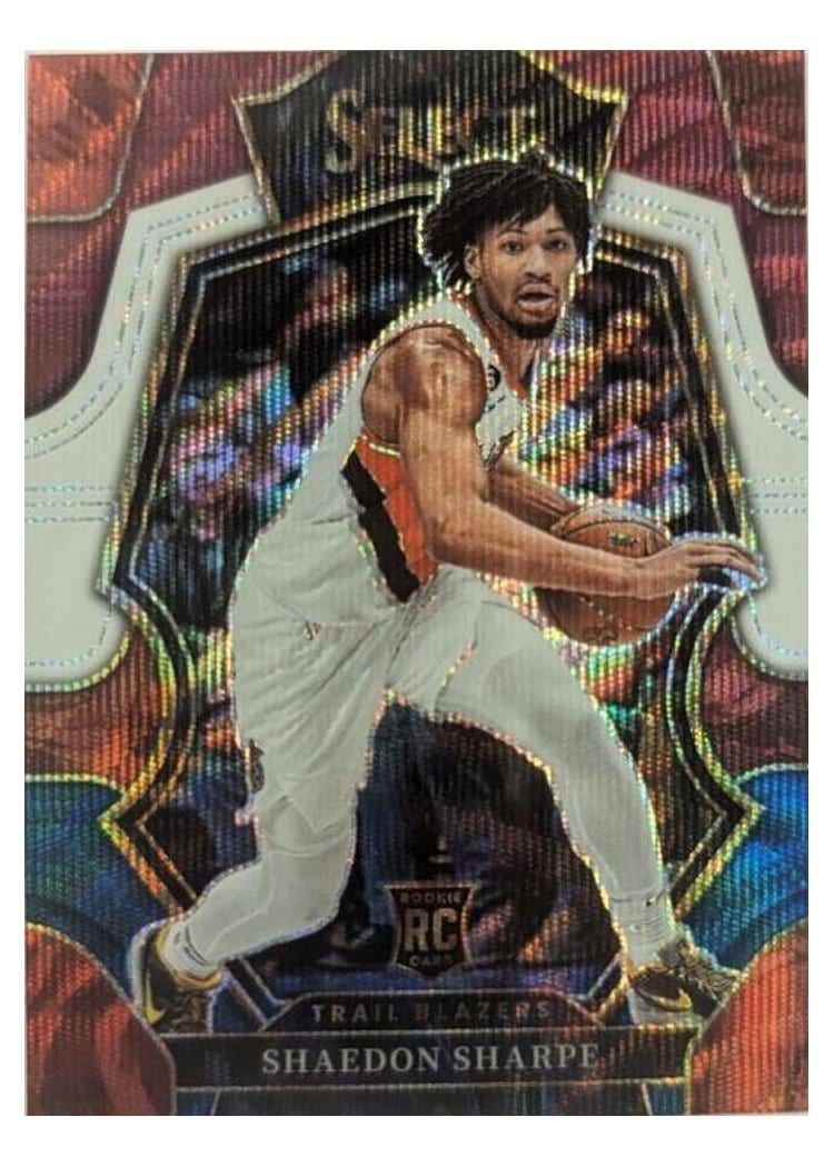 2022-23 Panini Select Base Set Shaedon Sharpe #189 card