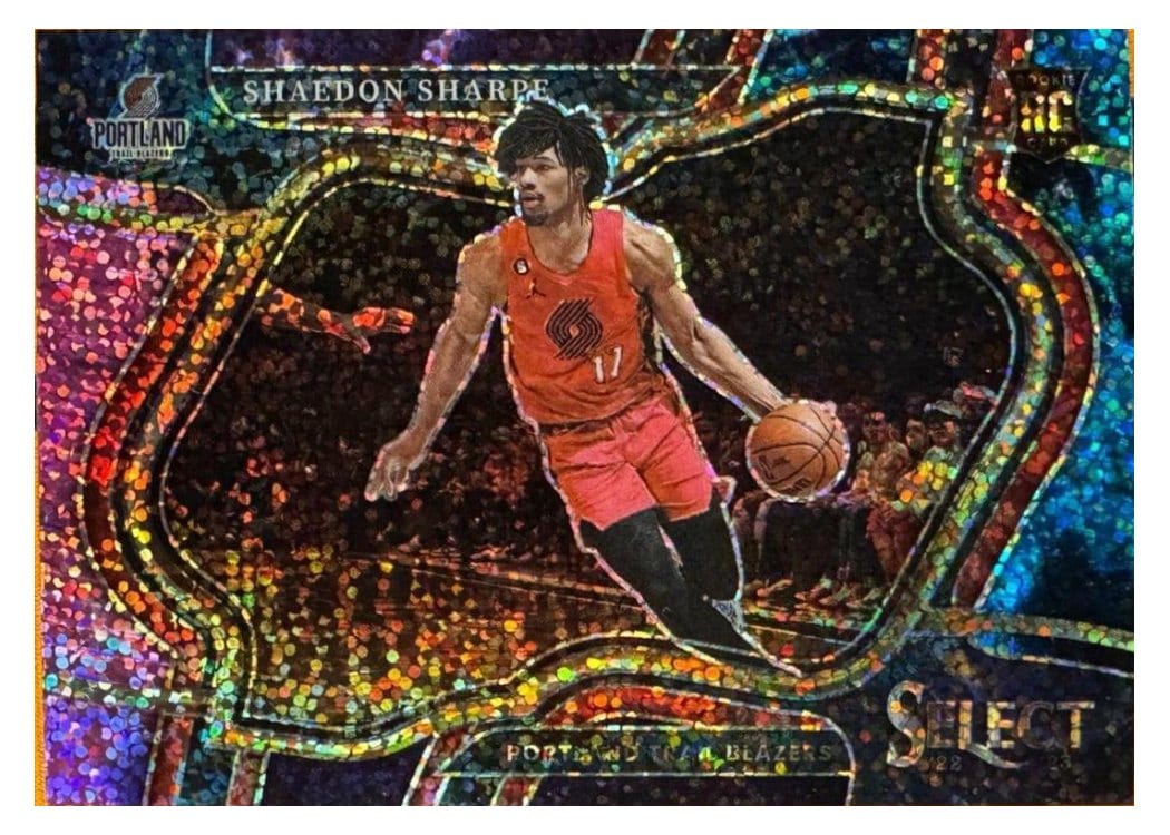2022-23 Panini Select Base Set Shaedon Sharpe #292 card