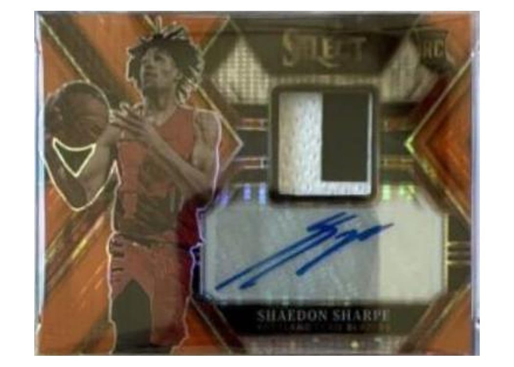 2022-23 Panini Select Base Set Shaedon Sharpe #292 card