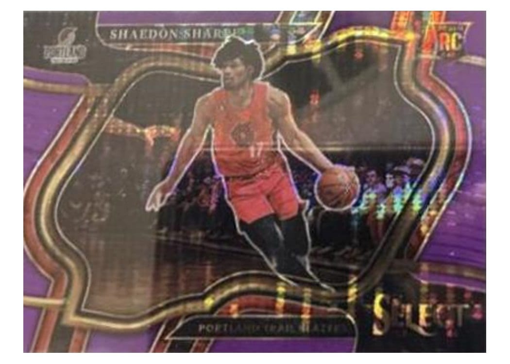 2022-23 Panini Select Base Set Shaedon Sharpe #292 card