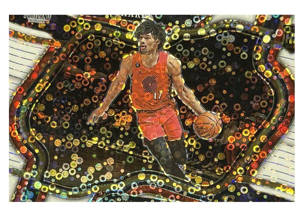2022-23 Panini Select Base Set Shaedon Sharpe White Disco Prizm #292 card