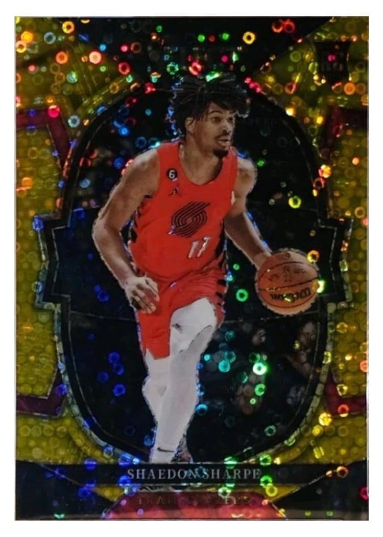 2022-23 Panini Select Base Set Shaedon Sharpe #71 card