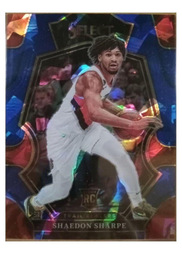 2022-23 Panini Select Base Set Shaedon Sharpe #71 card