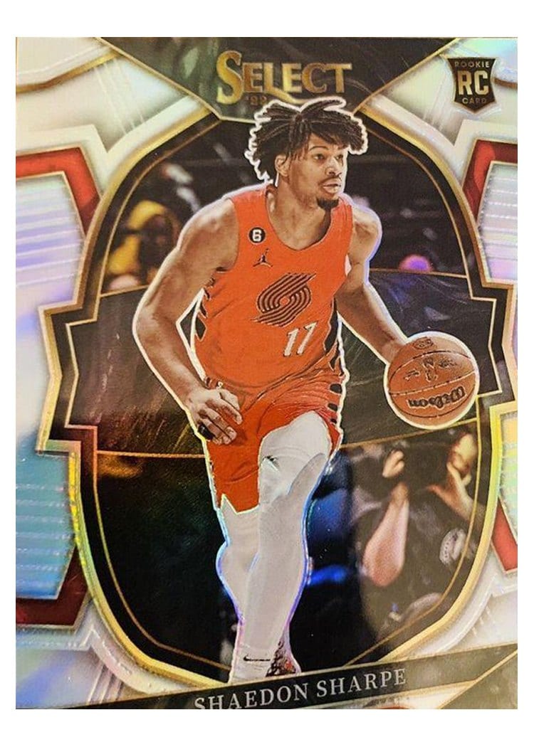 2022-23 Panini Select Base Set Shaedon Sharpe Silver Prizm #71 card