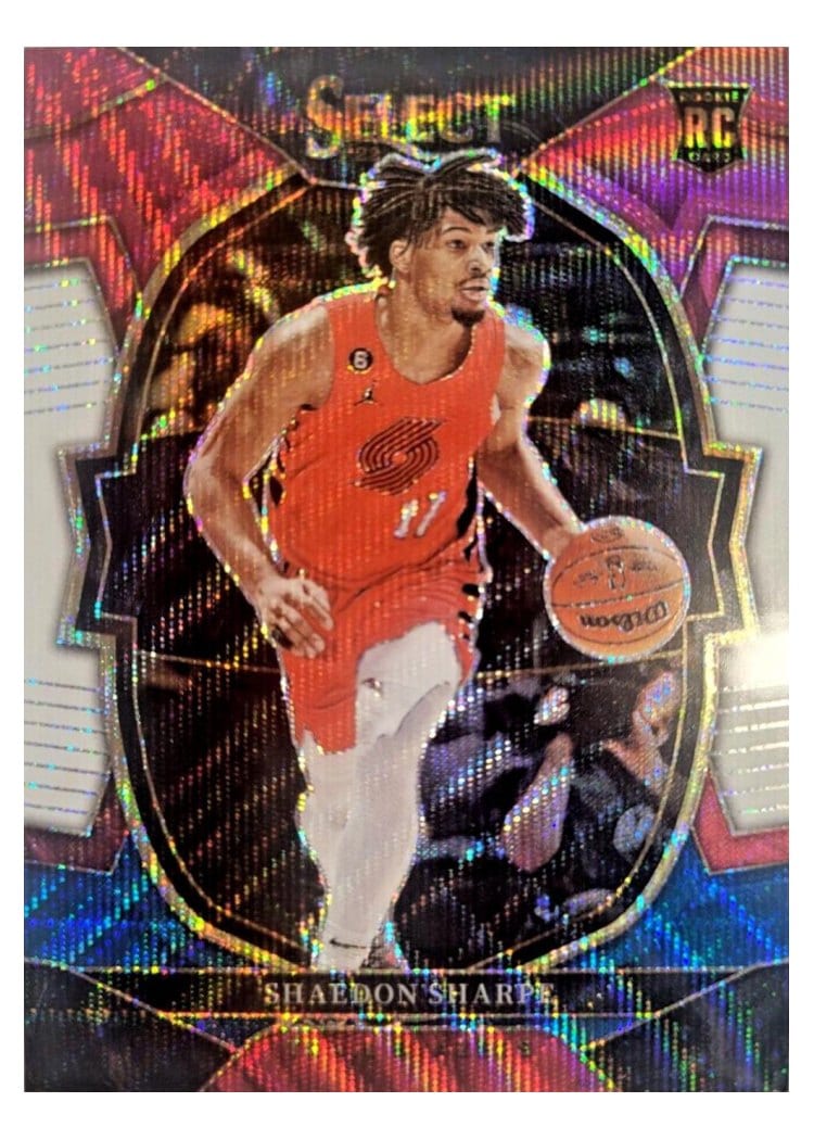 2022-23 Panini Select Base Set Shaedon Sharpe #71 card