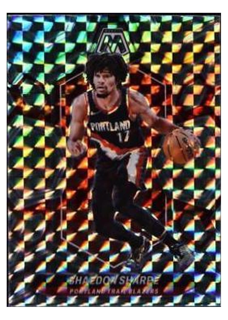 2023-24 Panini Mosaic Base Set Shaedon Sharpe #177 card