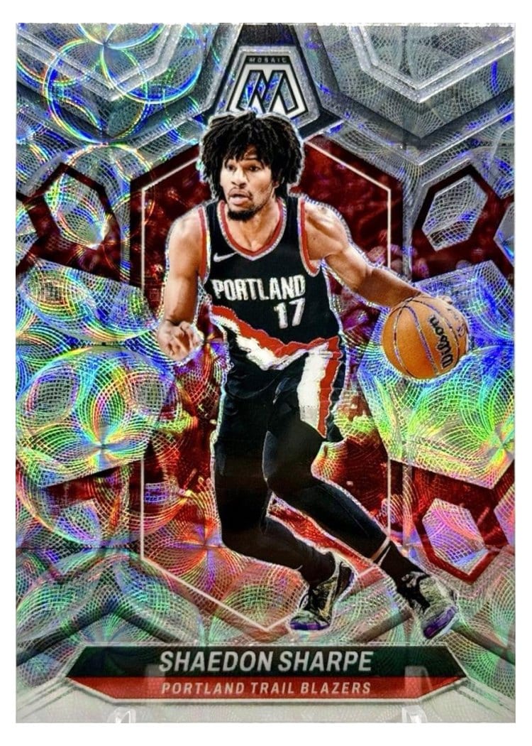 2023-24 Panini Mosaic Base Set Shaedon Sharpe #177 card