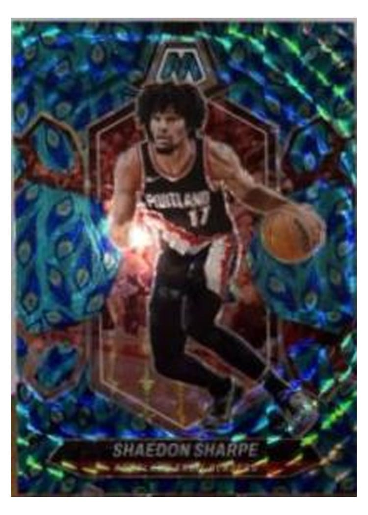 2023-24 Panini Mosaic Base Set Shaedon Sharpe #177 card