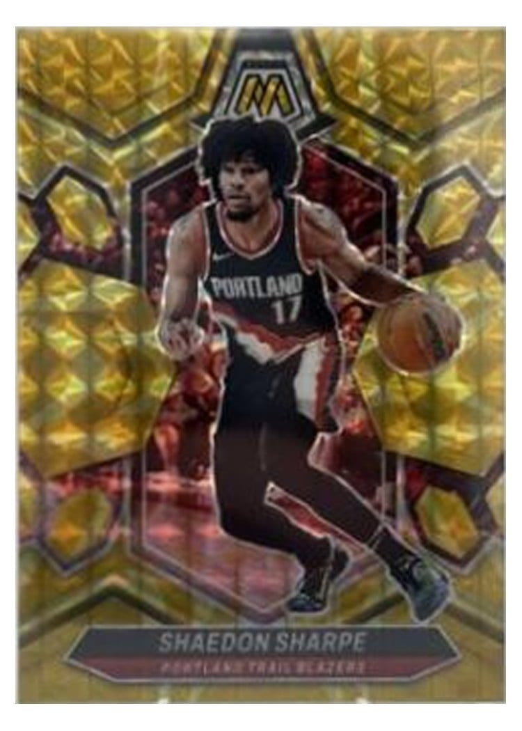 2023-24 Panini Mosaic Base Set Shaedon Sharpe #177 card
