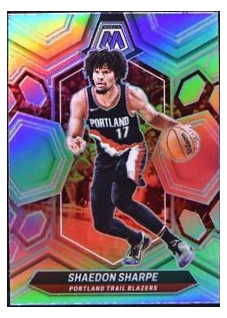 2023-24 Panini Mosaic Base Set Shaedon Sharpe #177 card