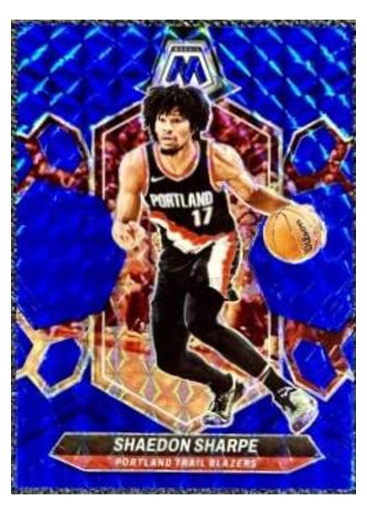 2023-24 Panini Mosaic Base Set Shaedon Sharpe #177 card