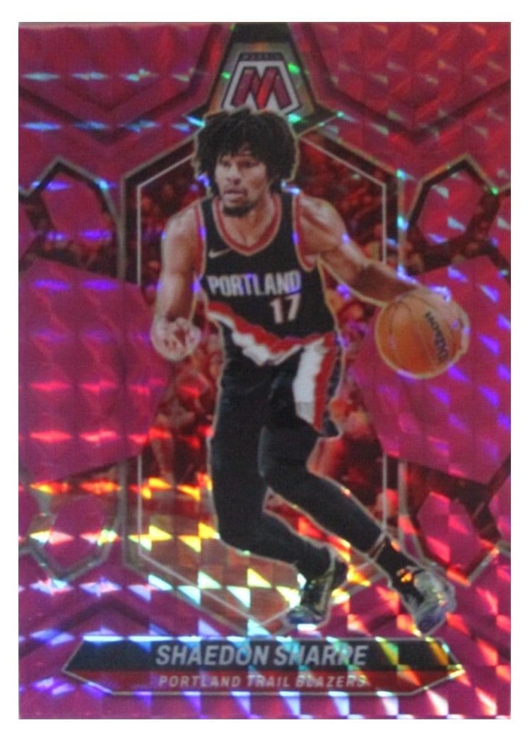 2023-24 Panini Mosaic Base Set Shaedon Sharpe #177 card