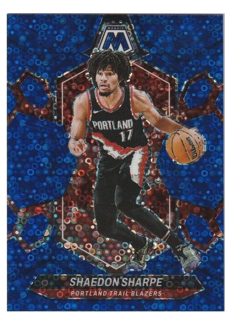 2023-24 Panini Mosaic Base Set Shaedon Sharpe #177 card